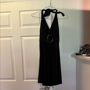 Star Vixen Black Halter Sundress Cocktail